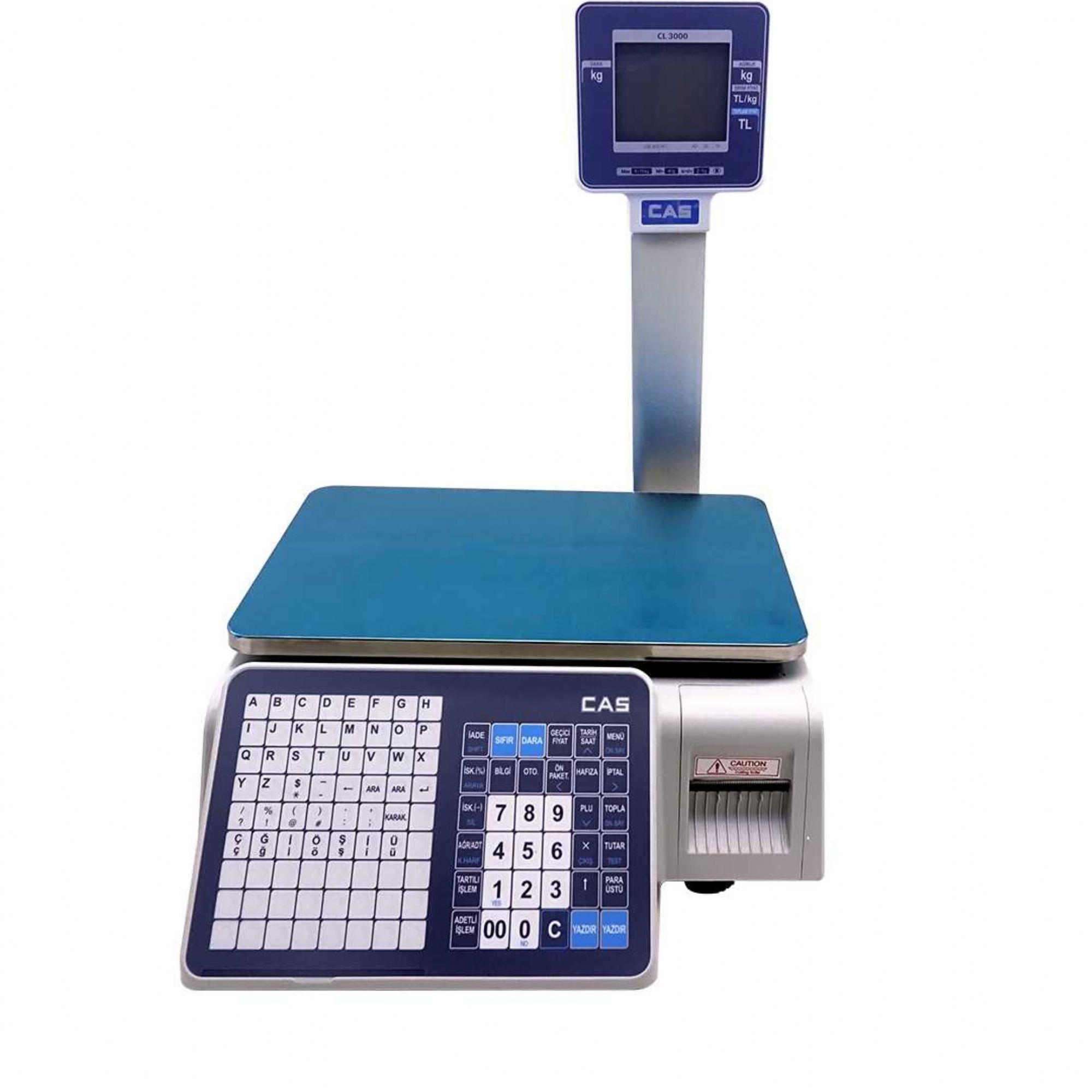 Cas CL3000 Barkodlu Terazi Boyunlu 15 KG - yazarkasasatisi.com